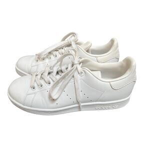 Adidas Stan Smith Sneaker Women's 7.5 Men's 6 White Tennis Shoe